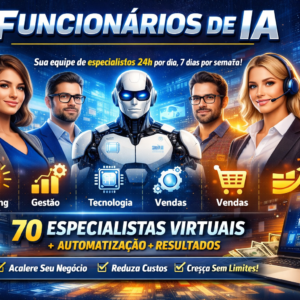 70 Funcionários de IA