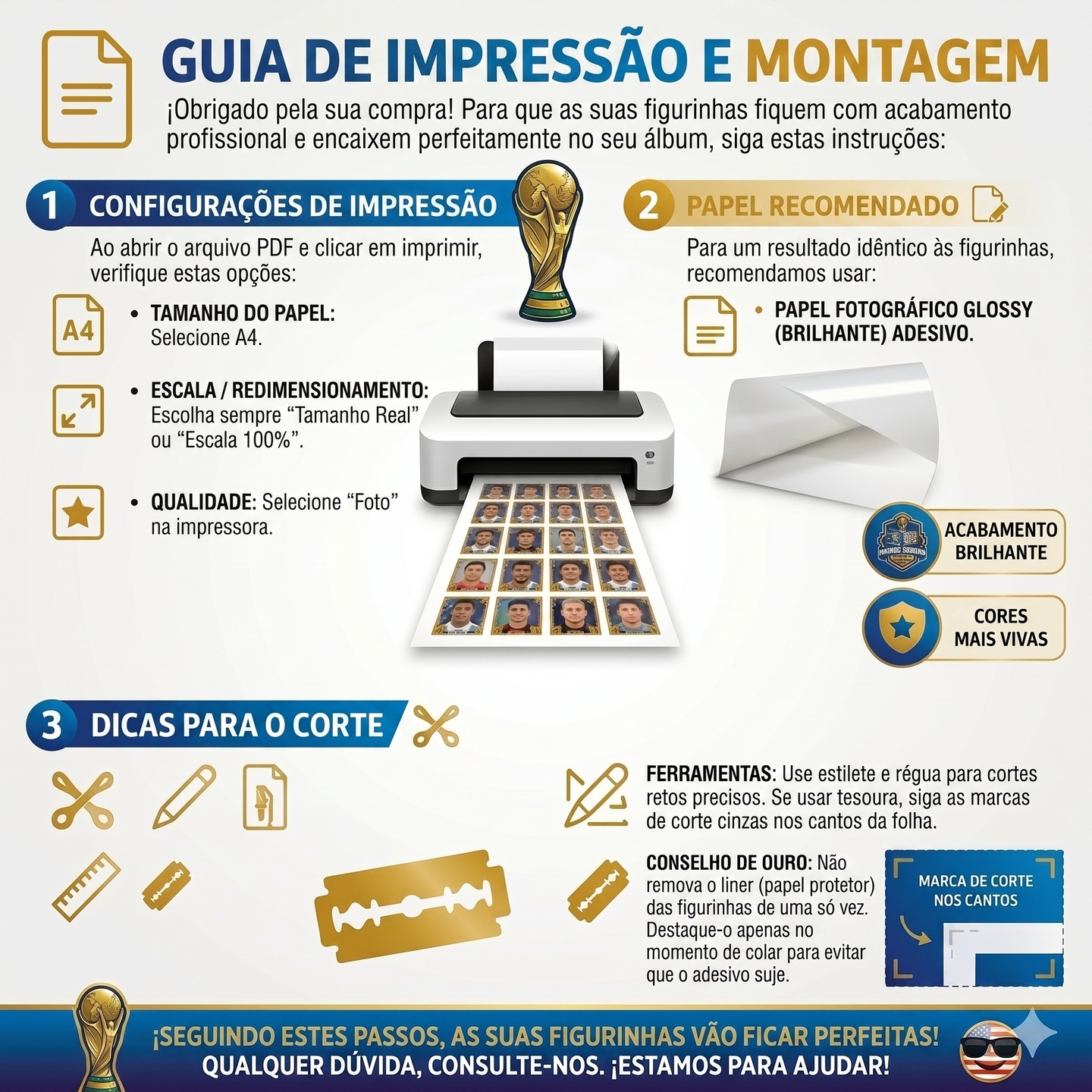 Figurinhas da Copa 2026 em pdf alta resolução - Imagem 2