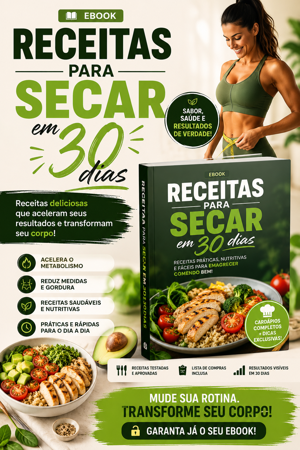 Ebook - Receitas Para Secar em 30 dias